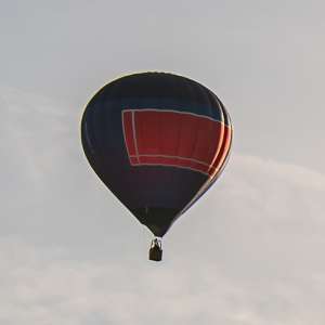 G-CDYL hot air balloon, a Lindstrand HOT AIR Balloons LBL 77A, seen at Horningsham, Wiltshire, United Kingdom on 14 September 2019. Photograph by Dave