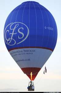 G-CDZO hot air balloon, a Lindstrand HOT AIR Balloons LBL 60X