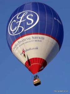 G-CDZO hot air balloon, a Lindstrand HOT AIR Balloons LBL 60X. Photograph by Balloon Spotters Archive