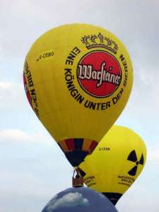 G-CEBO hot air balloon, an Ultramagic M-65C. Photograph by Paul Coman
