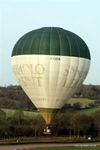 G-CEDA hot air balloon, a Cameron Z-105. Photograph by Balloon Spotters Archive