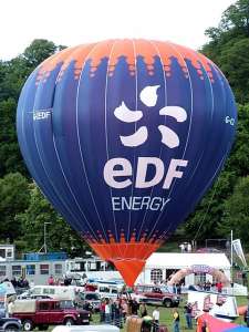 G-CEDF hot air balloon, a Cameron N-105. Photograph by Balloon Spotters Archive