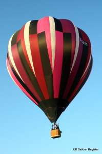G-CEES hot air balloon, a Cameron C-90. Photograph by John Wickenden