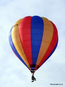 G-CEFB hot air balloon, an Ultramagic H-31. Photograph by Paul Coman