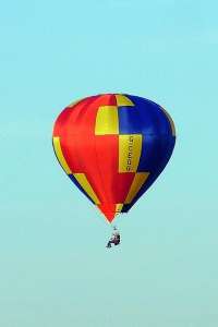 G-CEGG hot air balloon, a Lindstrand HOT AIR Balloons LBL 25A Cloudhopper. Photograph by Balloon Spotters Archive