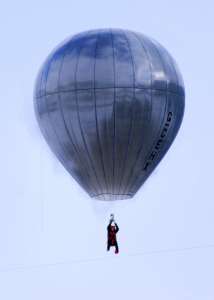 G-CEHX hot air balloon, a Lindstrand HOT AIR Balloons LBL 9A. Photograph by Richard Gahan