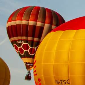 G-CEJC hot air balloon, a Cameron N-77