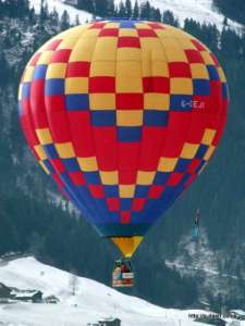 G-CEJI hot air balloon, a Lindstrand HOT AIR Balloons LBL 105A. Photograph by Balloon Spotters Archive