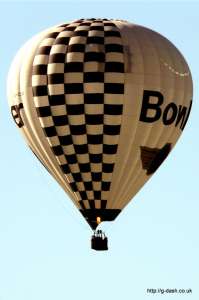 G-CEJK hot air balloon, a Lindstrand HOT AIR Balloons LBL 260A. Photograph by Derek Patrick