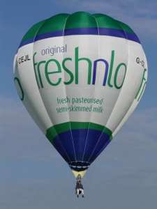 G-CEJL hot air balloon, an Ultramagic H-31. Photograph by UltraMagic Balloons