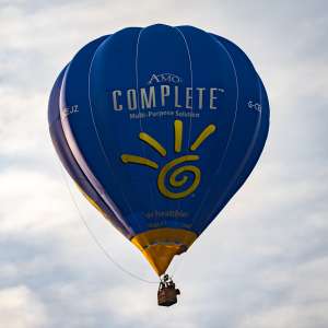 Complete hot air balloon G-CEJZ, a Cameron C-90, seen at Corsley Heath, Wiltshire, United Kingdom on 14 September 2025. Photograph by Dave