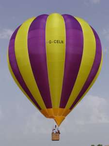 G-CELN hot air balloon, an Ultramagic S-105. Photograph by UltraMagic Balloons