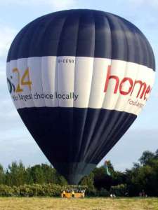 G-CENX hot air balloon, a Lindstrand HOT AIR Balloons LBL 360A. Photograph by Mike Burdett