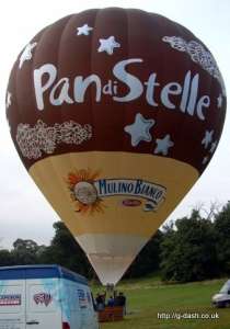 G-CEPR hot air balloon, a Cameron Z-90. Photograph by Slowfly.it