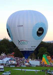 G-CERM hot air balloon, a Balony Kubicek SPOL. S R.O. BB22Z. Photograph by Balloon Spotters Archive