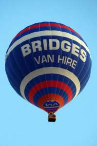 G-CEUM hot air balloon, an Ultramagic M-120. Photograph by G Bann