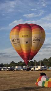 G-CEVH hot air balloon, a Cameron V-65