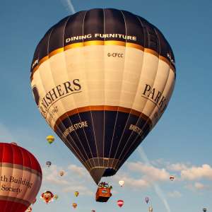 G-CFCC hot air balloon, a Cameron Z-275