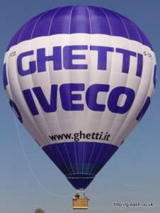 G-CFCO hot air balloon, an Ultramagic M-130. Photograph by slowfly.it