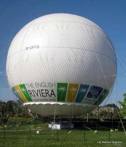 G-CFCU hot air balloon, a Lindstrand Technologies 203T Hiflyer. Photograph by Balloon Spotters Archive