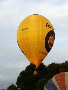 G-CFIK hot air balloon, a Lindstrand HOT AIR Balloons LBL 60X. Photograph by Paul Coman