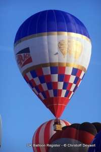 G-CFIV hot air balloon, a Cameron TR-70. Photograph by Christoff Deyaert