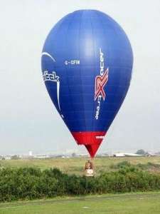 G-CFIW hot air balloon, a Balony Kubicek SPOL. S R.O. BB20XR. Photograph by Andrew Kaye