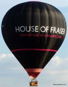 G-CFKF hot air balloon, a Cameron Z-210. Photograph by JEM Ballooning