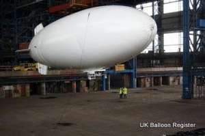 G-CFKN hot air balloon, a Lindstrand Technologies GA22 Mkii. Photograph by Lindstrand Balloons