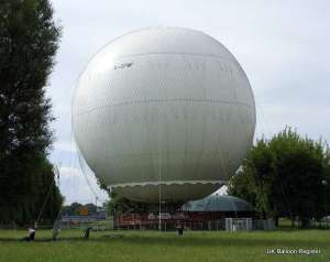 G-CFMF hot air balloon, a Lindstrand Technologies 203T Hiflyer. Photograph by DAO