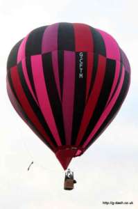 G-CFTM hot air balloon, a Cameron C-80. Photograph by Balloon Spotters Archive