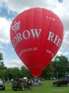 G-CFXR hot air balloon, added to the archive 27 August 2026. Photograph by Mark Neal