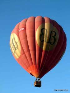 G-CFZS hot air balloon, a Cameron A-140. Photograph by Balloon Spotters Archive