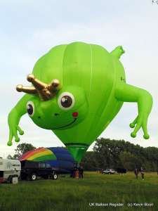 G-CGDG hot air balloon, added to the archive 27 August 2026. Photograph by Kevin Boon