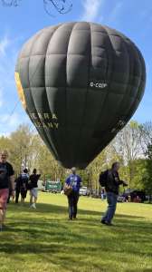 G-CGDP hot air balloon, a Cameron Balloons Thunder AX10-160 S2. Photograph by Dave