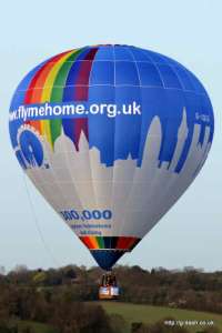 G-CGIG hot air balloon, a Lindstrand HOT AIR Balloons LBL 90A. Photograph by Balloon Spotters Archive