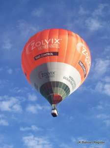 G-CGLA hot air balloon, a Cameron Z-105. Photograph by Dan Whitelock