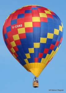 G-CGNS hot air balloon, a SKY 65-24. Photograph by Kevin Boon