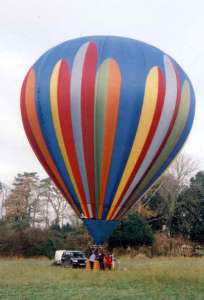 G-CGOD hot air balloon, added to the archive 27 August 2026. Photograph by Bill Teasdale