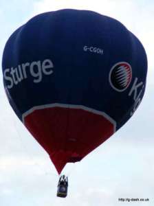 G-CGOH hot air balloon, a Cameron C-80. Photograph by Paul Coman