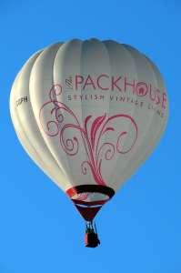 G-CGPH hot air balloon, an Ultramagic S-50. Photograph by G Bann