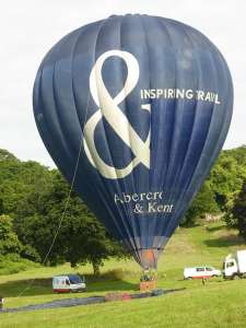 G-CGTY hot air balloon, a Cameron Z-250. Photograph by MJ Ballooning