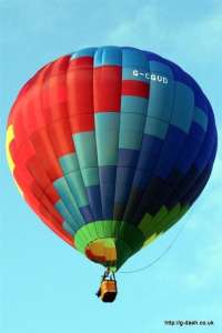 G-CGUD hot air balloon, added to the archive 27 August 2026. Photograph by Pat Whymer
