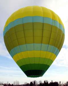 G-CGVN hot air balloon, a Lindstrand HOT AIR Balloons LBL 90A. Photograph by Lindstrand Balloons