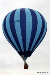 G-CGVY hot air balloon, a Cameron Z-77, added to the archive 7 September 2026. Photograph by Balloon Spotters Archive