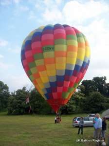 G-CGWW hot air balloon, added to the archive 27 August 2026. Photograph by Dan Whitelock