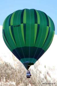 G-CGWX hot air balloon, a Cameron C-90. Photograph by Balloon Spotters Archive