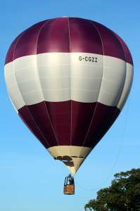 G-CGZZ hot air balloon, a Balony Kubicek SPOL. S R.O. BB22E, added to the archive 7 September 2026. Photograph by G Bann