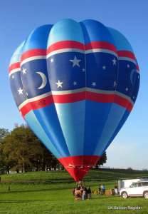 G-CHDZ hot air balloon, a Cameron O-120. Photograph by Trevor Read