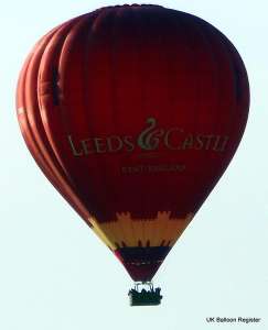G-CHEI hot air balloon, a Cameron Z-275. Photograph by JEM Ballooning